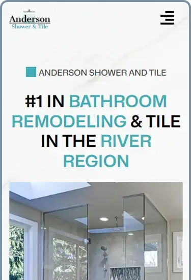 Anderson Shower and Tile case-study project visual.