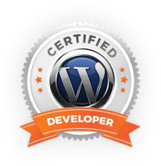 wordpress-certified-logo web developer