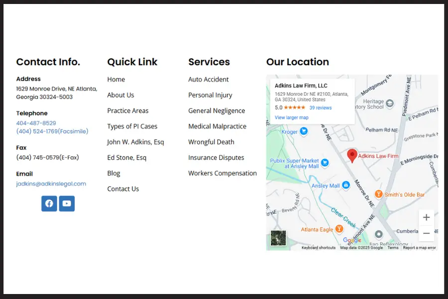 Secure and Accessible Contact Options